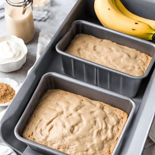 how to eat banana bread -bread in baking pan