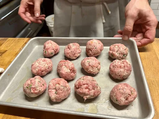 sausage meatball recipe-beef 