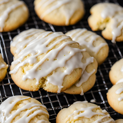 Baked lemon ricotta cookies