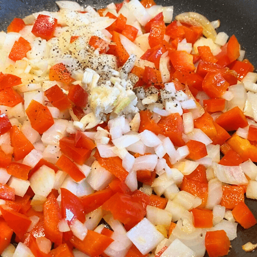 mixed potato onion peppers