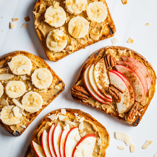 almond butter snack ideas-almond butter toast