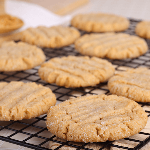 3 ingredient peanut butter cookies healthy-storage