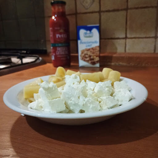 some greek lasagna ingredients