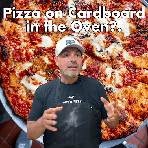 can you cook pizza on cardboard in oven