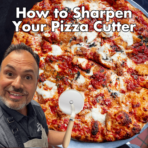 how to sharpen pizza cutter