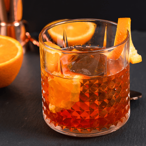 christmas bourbon cocktails-christmas old fashioned