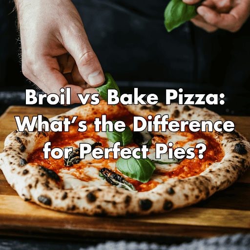 Fresh basil added to Margherita pizza before serving