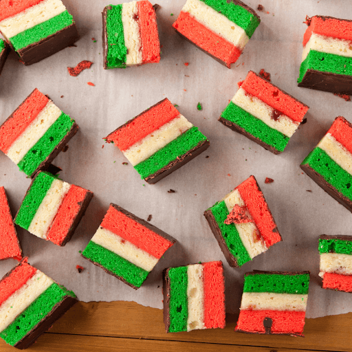 Healthy Italian Rainbow Cookies