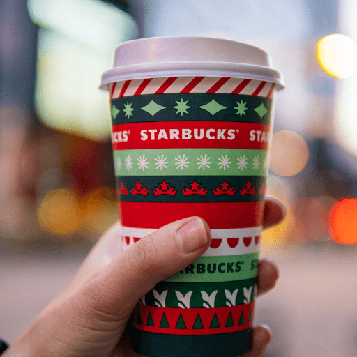 Starbucks Christmas drinks-latte