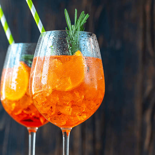 The Sparkling Rosemary Aperol Spritz