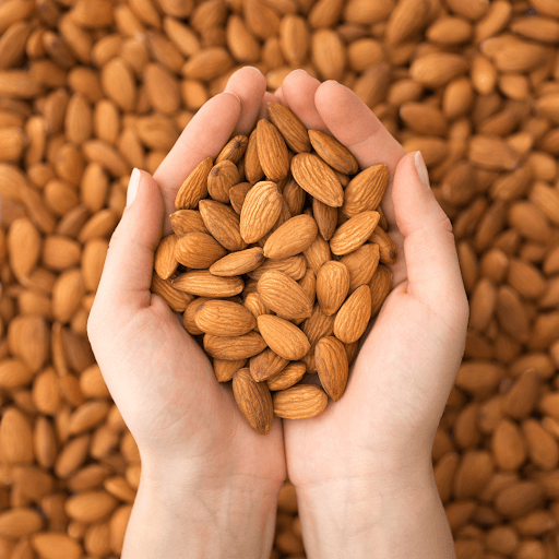 almonds vs pecans-almonds