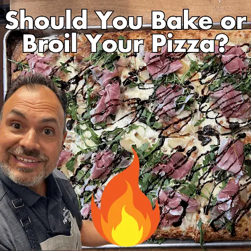 bake vs broil pizza