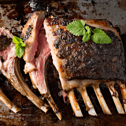 christmas dinner ideas on the grill-rack of lamb