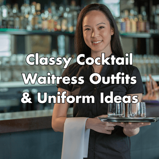 classy cocktail waitress outfits