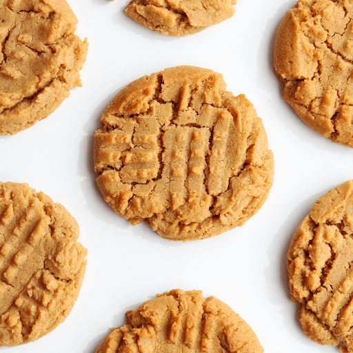 fun winter snack ideas-peanut butter cookies